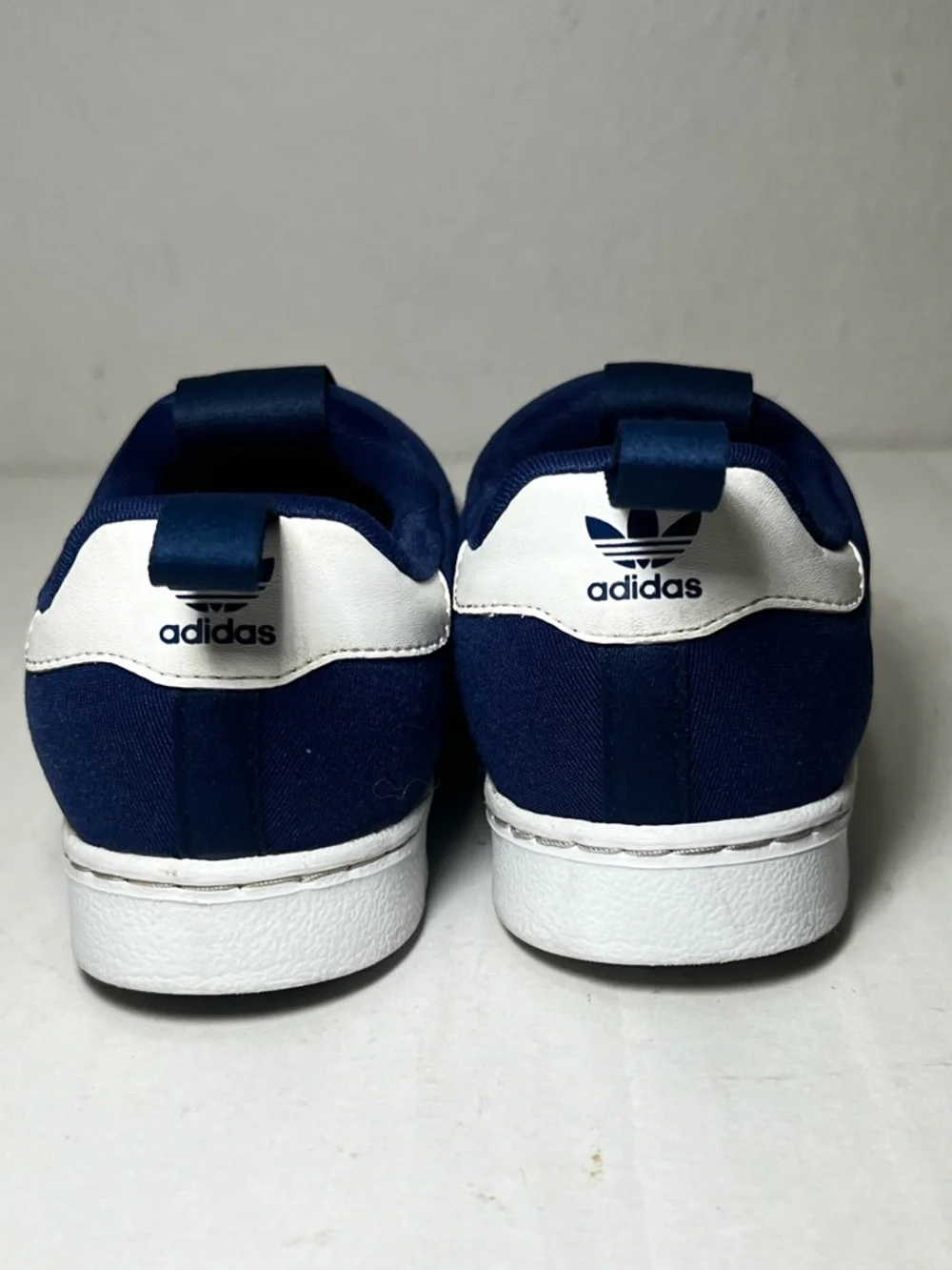 Adidas Superstar 360 Slip-On Shoes Kids 9.5‎ Blue White Unisex Casual Sporty